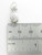 Pineapple sterling silver charm .925 Pinapples solid charms side view