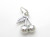 Cherries sterling silver charm .925 x 1 Fruit Cherry charms additional view