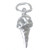 Ice cream cone sterling silver charm .925 x 1 Ices Cones charms