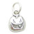 Pumpkin sterling silver charm .925 x 1 Pumpkins Halloween charms