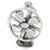Desk Fan sterling silver charm .925 x 1 Hot and Cooling charms