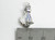 Pussy Cat sterling silver charm .925 Puss Cats charms A1 detail