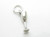 Wine Glass sterling silver charm .925 x 1 Drinks Drinking Glasses charms size example