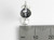 Martini Glass sterlng silver charm .925 Martinis Drinks Glasses charms size example
