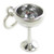Cocktail Glass sterling silver charm .925 x 1 Cocktails charms