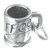 Coffee Mug Cup sterling silver charm .925 x 1 Drinks Drinking charms