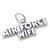 Air Force Wife sterling silver charm .925 x 1 Armed Forces charms