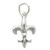 Fleur De Lis sterling silver charm .925 x 1 Fleur-de-lys scouting charms
