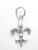 Fleur De Lis sterling silver charm .925 x 1 Fleur-de-lys scouting charms additional view