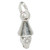 Lamp Light sterling silver charm .925 x 1 Lamps and Lights charms