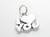 I Love You sterling silver charm .925 Loving Caring charms additional view