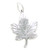 Maple Leaf sterling silver charm .925 Maples Leaves Canada charms