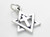 Star of David with Cross sterling silver charm .925 Holy charms additional view