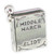Middle March book by Eliot sterling silver charm .925 x 1 Books charms