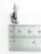World Trade Center sterling silver charm .925 x 1 Buildings charms side view