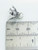 Lunar Module sterling silver charm .925 Space Capsule charms size example
