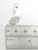California map sterling silver charm .925 USA States of America charms detail