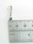 New York map sterling silver charm .925 USA States of America charms side view