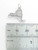 New York map sterling silver charm .925 USA States of America charms detail