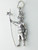 Vatican Guard sterling silver charm .925 x 1 Swiss Guards charms image 6
