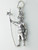 Vatican Guard sterling silver charm .925 Swiss Guards charms alternate view