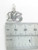 16th Birthday sterling silver charm pendant .925 x 1 Age 16 birthdays detail
