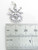 Doves of Peace sterling silver charm pendant .925 Caring Love charms detail