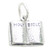 Holy Bible sterling silver charm .925 Christian Bibles charms