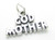 Godmother sterling silver charm .925 God Mother Christening charms additional view