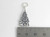 Christmas Tree sterling silver charm .925 Xmas Trees charms A side view