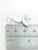 Holly sterling silver charm .925 Holley Christmas flower charms size example
