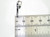 South America map sterling silver charm .925 Southern American charms detail