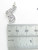 Korea map sterling silver charm .925 North South charms detail