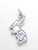 Korea map sterling silver charm .925 North South charms additional view
