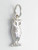 Owl sterling silver charm .925 x 1 owls bird birds charms A1 image 6