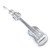 Guitar sterling silver charm .925 x 1 Guitars Music Band Musician charms A1