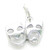 Theatre Masks sterling silver charm .925 x 1 Am Dram Theater Mask charms