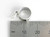 Drum sterling silver charm .925 Drums Music Musician Band charms side view