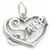 Sweet in Heart Sweetheart sterling silver charm .925 x 1 Love charms