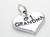 Number 1 Grandma heart sterling silver charm .925 x 1 Love hearts additional view