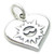 Sun Worshiper sterling silver charm .925 x 1 Tanning charms