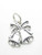 Bells sterling silver 2D charm .925 Wedding Bell charms additional view