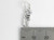 Boy and Girl Kissing sterling silver charm .925 Love Loving couples detail