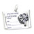 Marriage License sterling silver charm .925 x 1 Wedding certificate charms