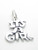 Its a girl sterling silver charm .925 x 1 baby babies newborn charms