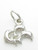Triple Dolphin sterling silver charm .925 Dolphins charms M additional view