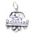 Just Married sterling silver charm .925 x 1 Marriage Wedding charms
