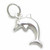Dolphin sterling silver charm .925 x 1 Dolphins charms T