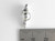 Middle Sister sterling silver charm .925 Sisters Family charms size example