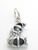 Baby shoes sterling silver charm .925 x 1 Babies shoe charms additional view